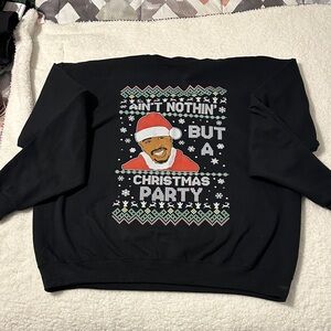 Black Christmas Party Sweater